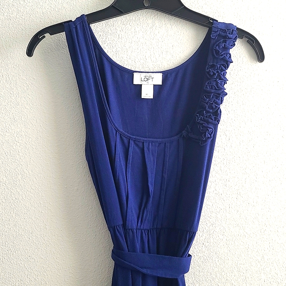 9/28 LOFT BLUE DRESS